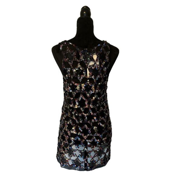 Givenchy Star-Embellished Cocktail Tank Dress in Black US 6/8 NWT - Picture 4 of 16